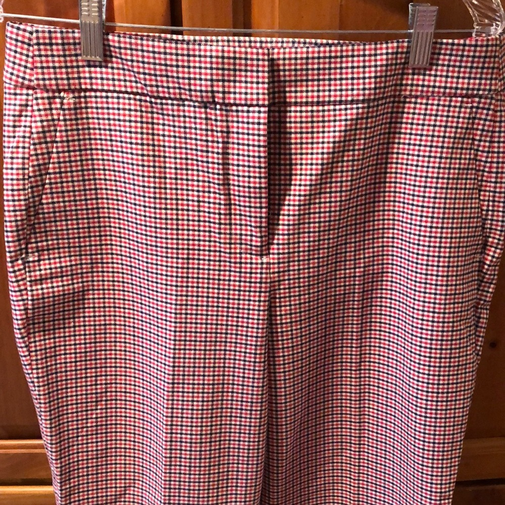J Crew wide leg cropped. RWB heavy weight. Size 10.